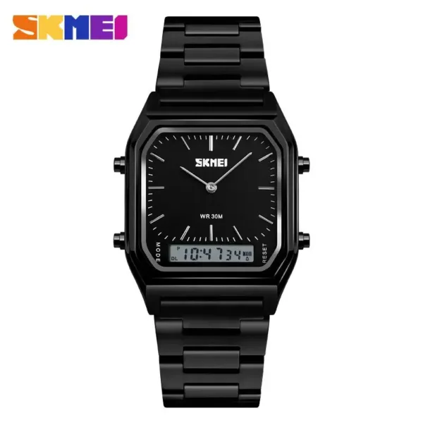 SKMEI Men's Dual Time Quartz Sports Watch - Image 7