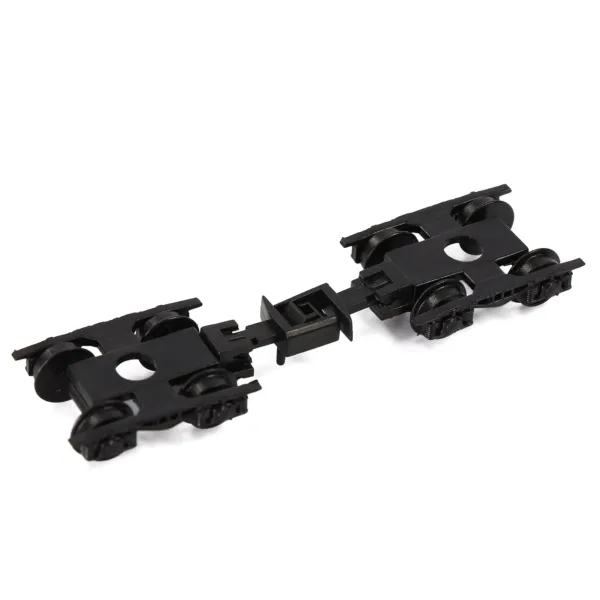 24pcs N Scale Train Bogies with EU Couplers