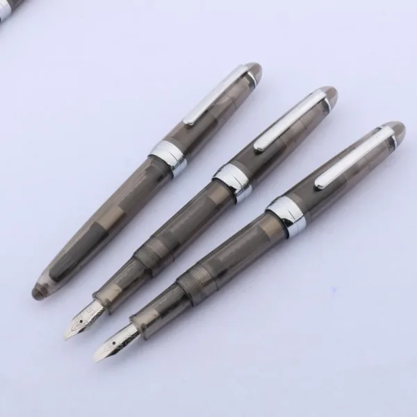 Transparent Gray Fountain Pen for Calligraphy - Image 2