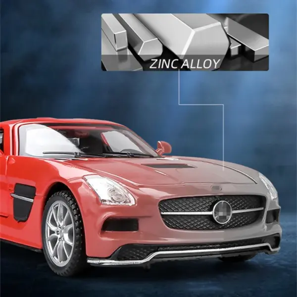 1:32 Alloy Sports Car Model with Sound and Light - Image 4