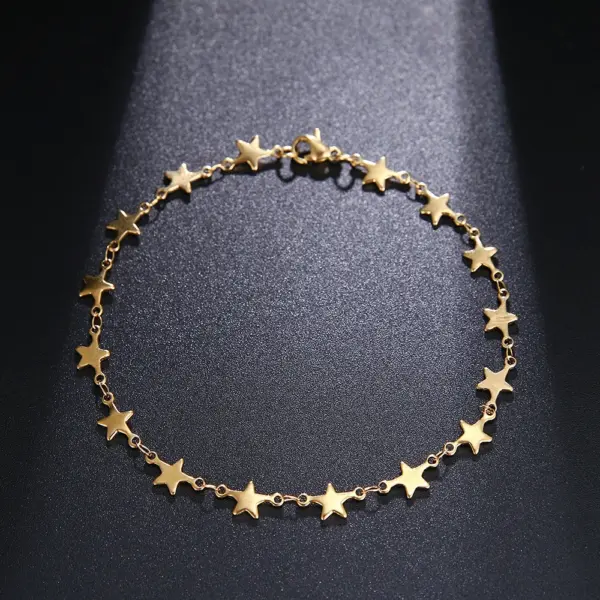 CACANA Stainless Steel Link Chain Bracelet - Image 2