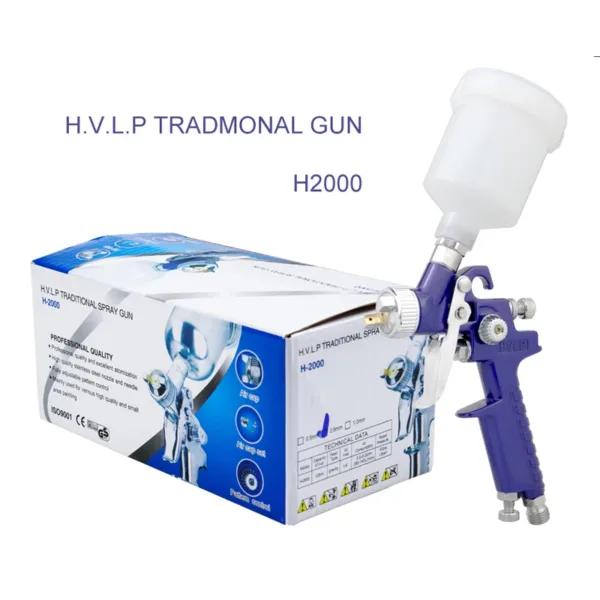 HVLP Airbrush with 0.8/1.0mm Nozzle Set