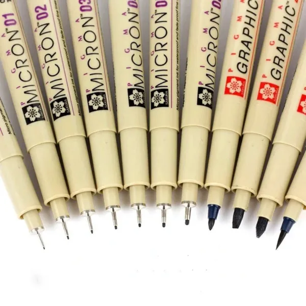 Waterproof Sakura Pigma Brush Drawing Pen