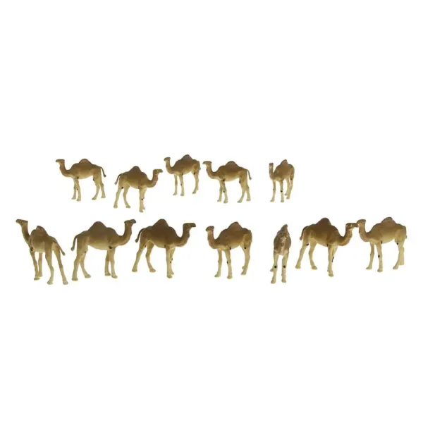 24pcs HO Scale Painted Camel Models - Image 6