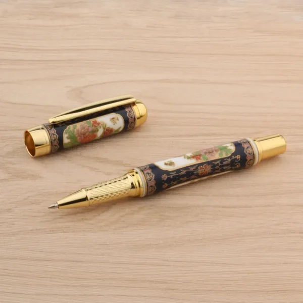 Ceramic Cloisonne Luxury Rollerball Pen 0.5mm - Image 4