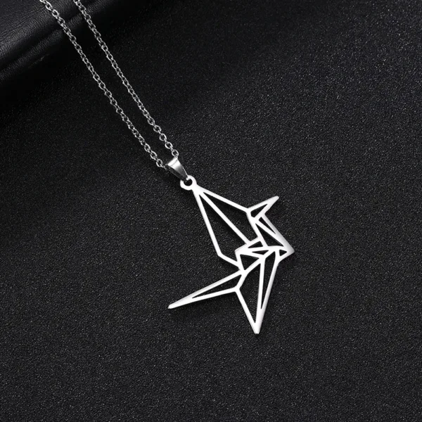 Unicorn Fox Crane Pendant Necklace for Women - Image 21