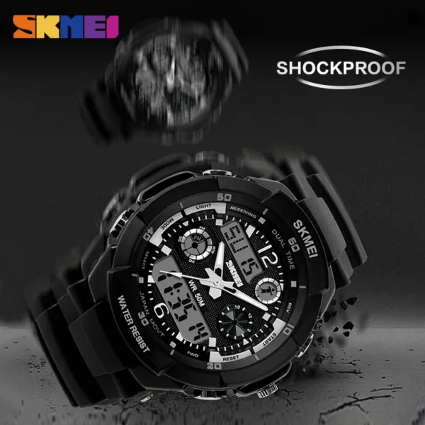 SKMEI Kids Waterproof Sport Watch 5Bar 1060 - Image 3