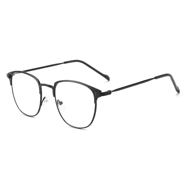 Unisex Square Metal Frame Glasses - Image 9