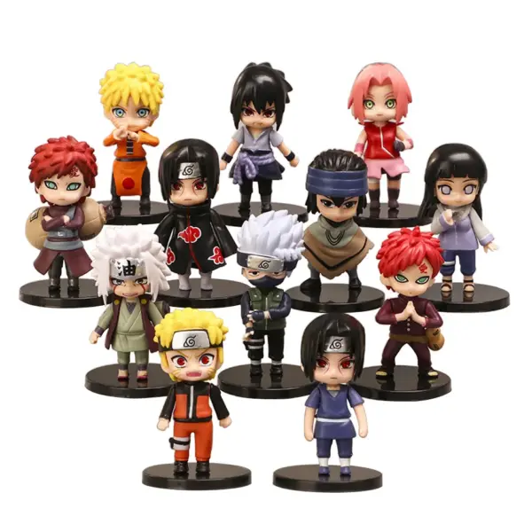 12pcs Naruto Shippuden PVC Figure Set