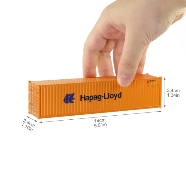 HO Scale 1:87 40ft Shipping Container Model - Image 2