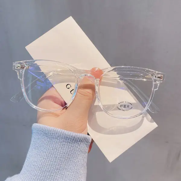 Transparent Round Computer Glasses for Unisex - Image 4