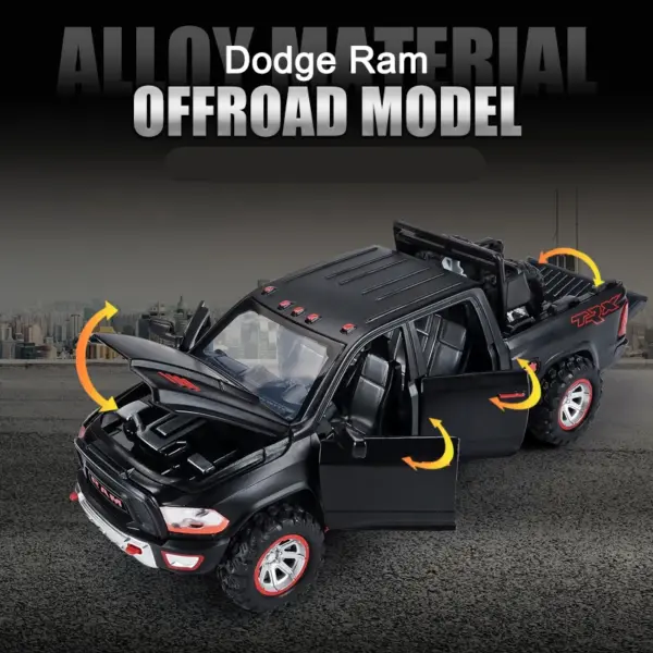 1:32 Dodge RAM TRX Alloy Diecast Toy Model - Image 2