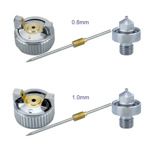 HVLP Airbrush with 0.8/1.0mm Nozzle Set - Image 3