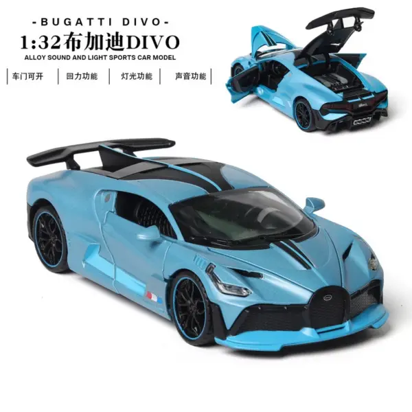 1:32 Alloy Bugatti DIVO Diecast Car Model - Image 6