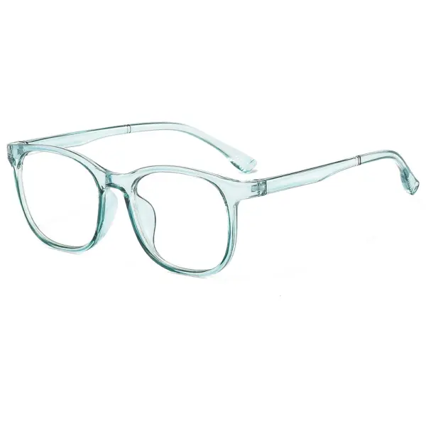 Unisex Transparent Square Computer Glasses - Image 2