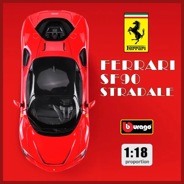 1:18 Scale Ferrari SF90 Stradale Model Car