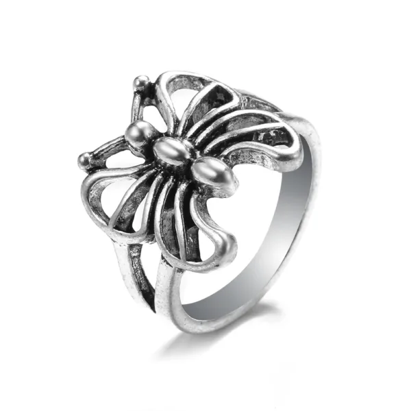 Vintage Gothic Angel Skull Ring for Women - Image 33