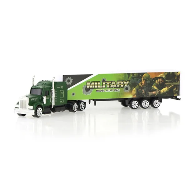 Diecast Container Truck Model Toy for Kids - Image 5