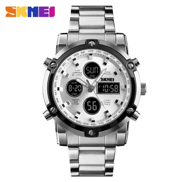 SKMEI Men's Dual Display Quartz Watch 1389 - Image 9