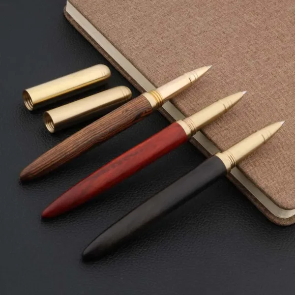 Luxurious Roller Ball Pen with Wood Finish