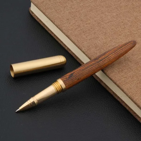 Luxurious Roller Ball Pen with Wood Finish - Image 9