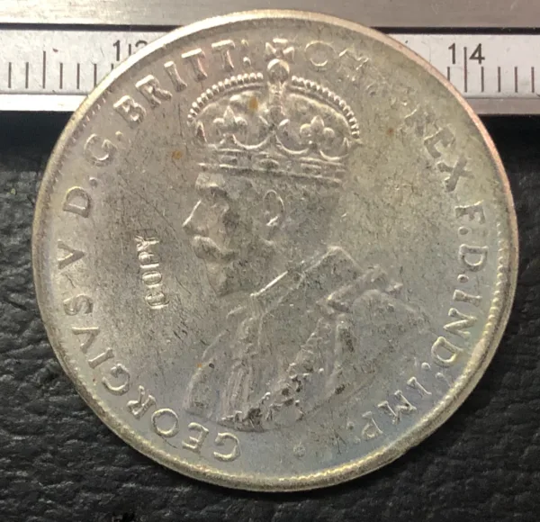 George V Silver Plated Coin Replica 1933