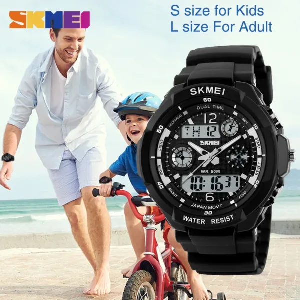 SKMEI Kids Waterproof Sport Watch 5Bar 1060 - Image 5