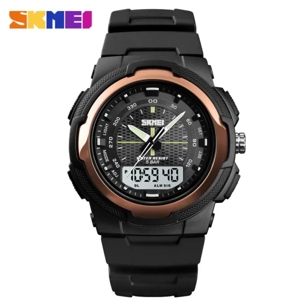 Men's Waterproof Sports Watch with Dual Time Display - Image 11