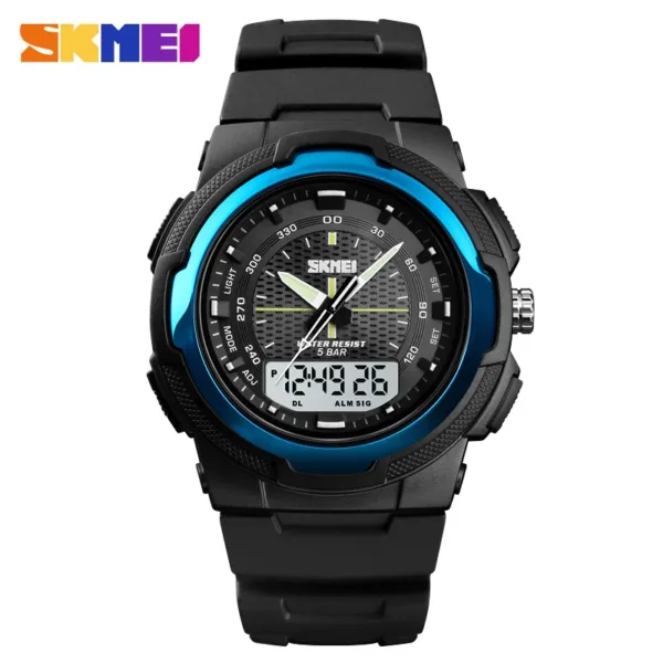 Men's Waterproof Sports Watch with Dual Time Display - Image 12