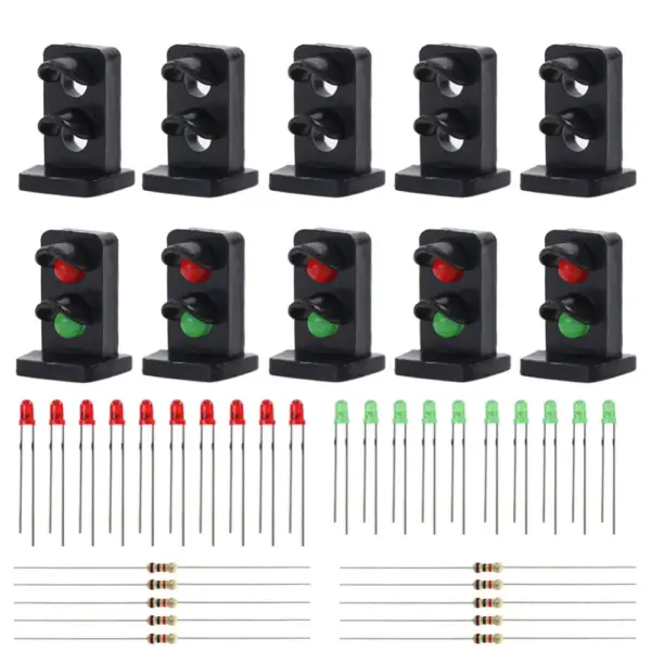 10 Set LED Dwarf Signals for HO OO Scale