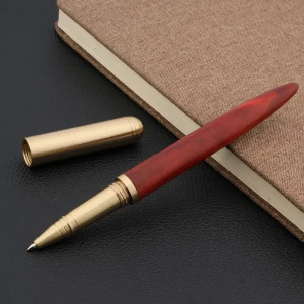 Luxurious Roller Ball Pen with Wood Finish - Image 7