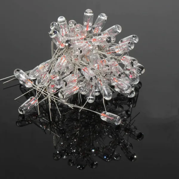 100pcs Warm White 4mm Miniature Bulbs