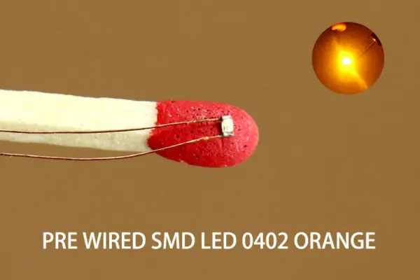 40pcs Pre-wired SMD LED 0402 with Wires - Image 7