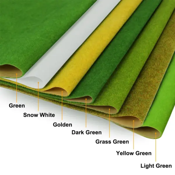 Evemodel 0.4m x 1m Green Grass Mat for Models - Image 2