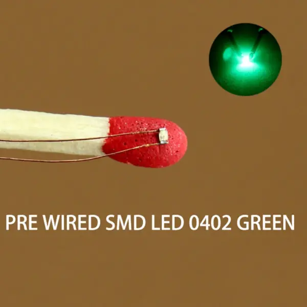 40pcs Pre-wired SMD LED 0402 with Wires - Image 5