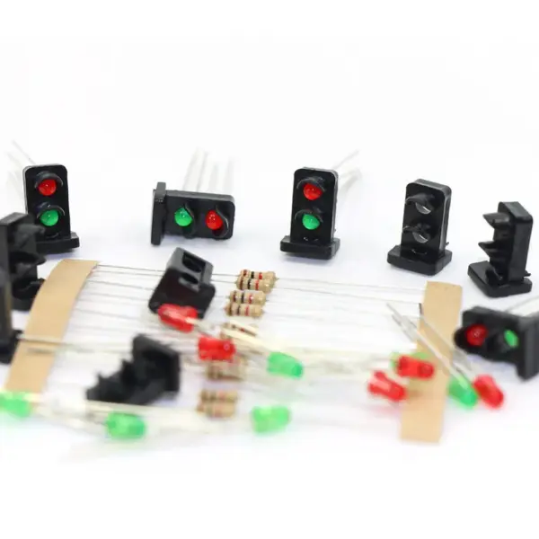 10 Set LED Dwarf Signals for HO OO Scale - Image 2