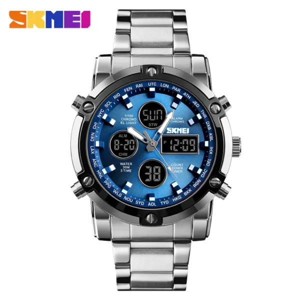 SKMEI Men's Dual Display Quartz Watch 1389 - Image 10