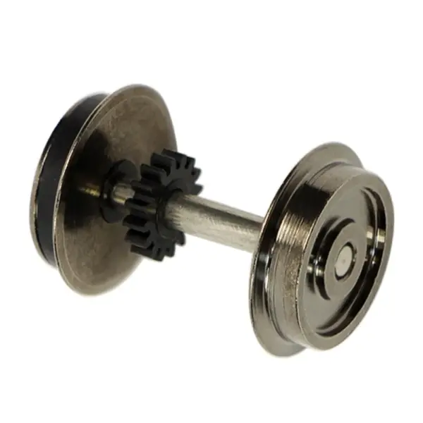 HO Scale Metal Wheel Set for Model Trains - Image 5