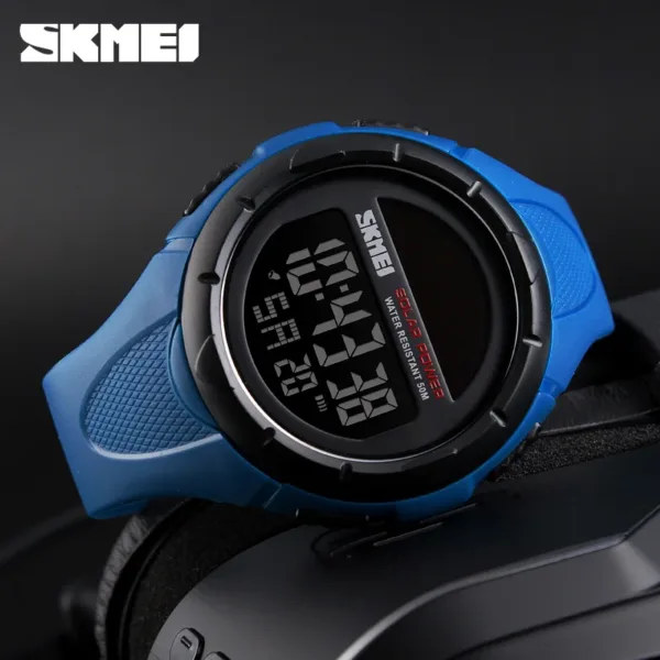 Digital Solar Watch for Men with Luminous Features - Image 4