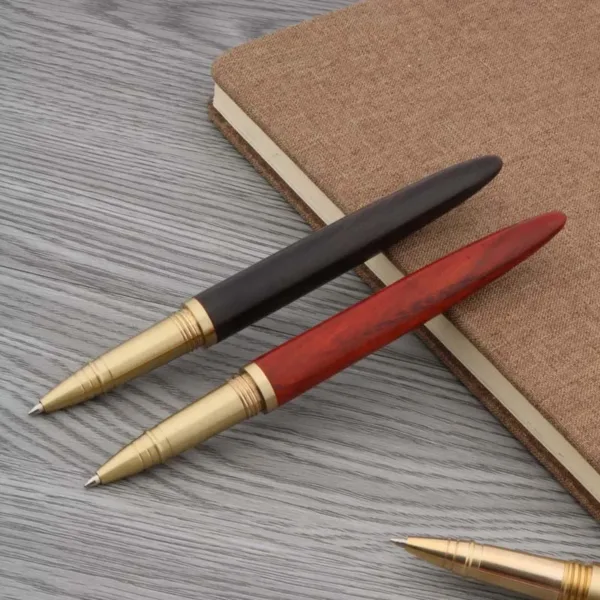 Luxurious Roller Ball Pen with Wood Finish - Image 3