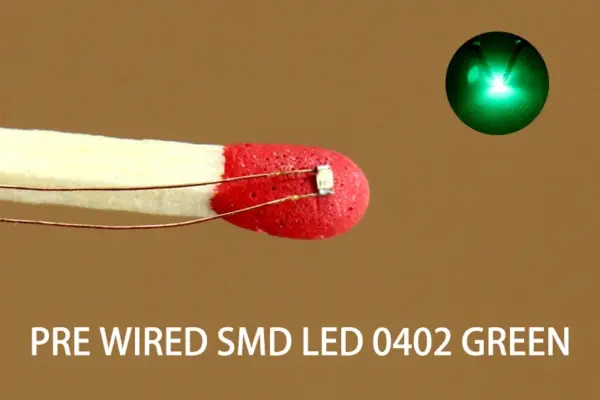 40pcs Pre-wired SMD LED 0402 with Wires - Image 11