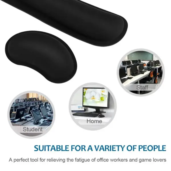 Ergonomic Wrist Rest Mouse Pad Set - Image 4