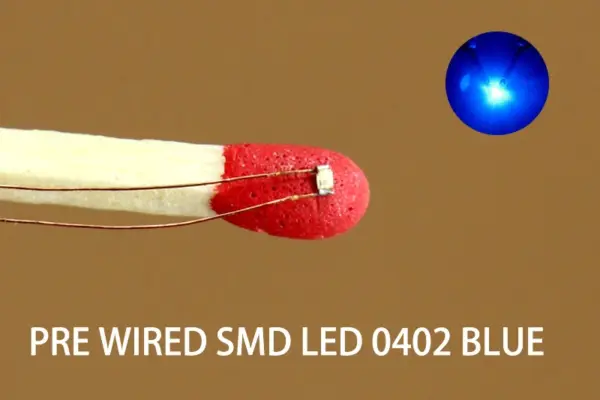 40pcs Pre-wired SMD LED 0402 with Wires - Image 8