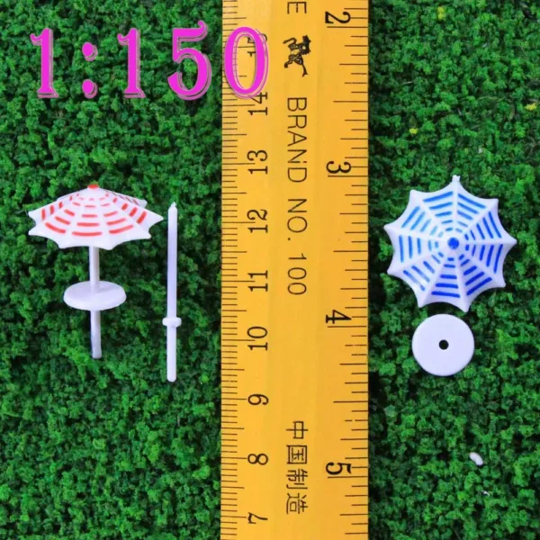 16pcs Model Railway Sun Umbrella Set - Image 10