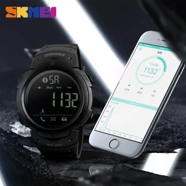 SKMEI Smart Watch for Men Bluetooth Waterproof - Image 5