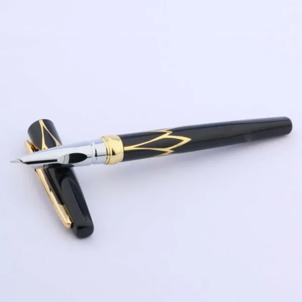 Classic Golden and Black Trim Fountain Pen