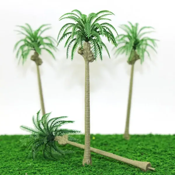 20pcs 75-190mm Model Palm Trees Set - Image 2