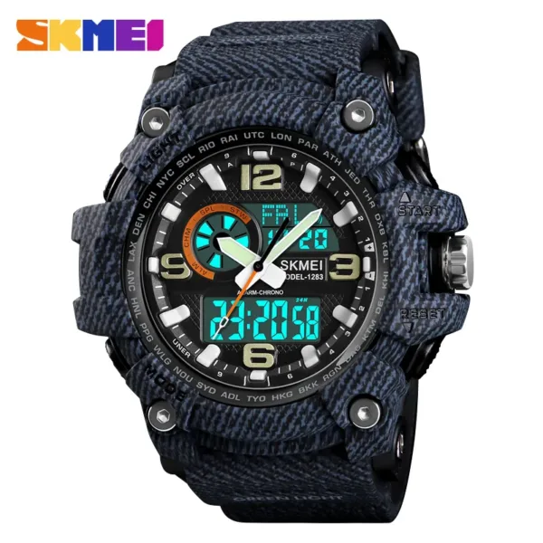 Luxury Sport Quartz Watch for Men 5Bar Waterproof - Image 2