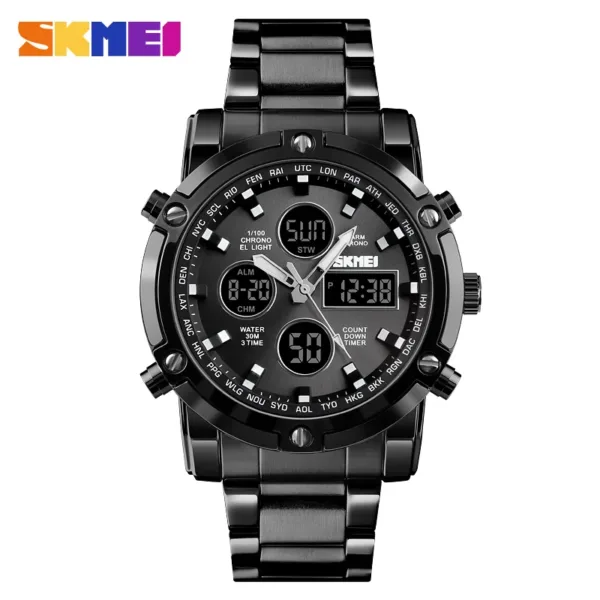 SKMEI Men's Dual Display Quartz Watch 1389 - Image 8