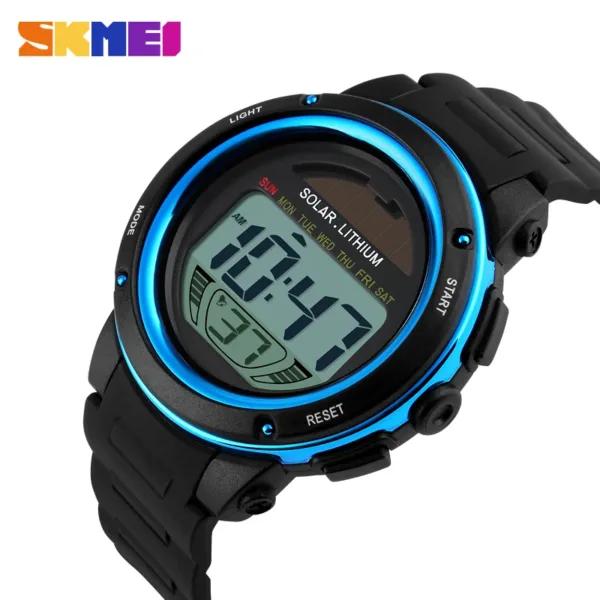 Solar Powered Men's Sport Digital Watch - Image 8